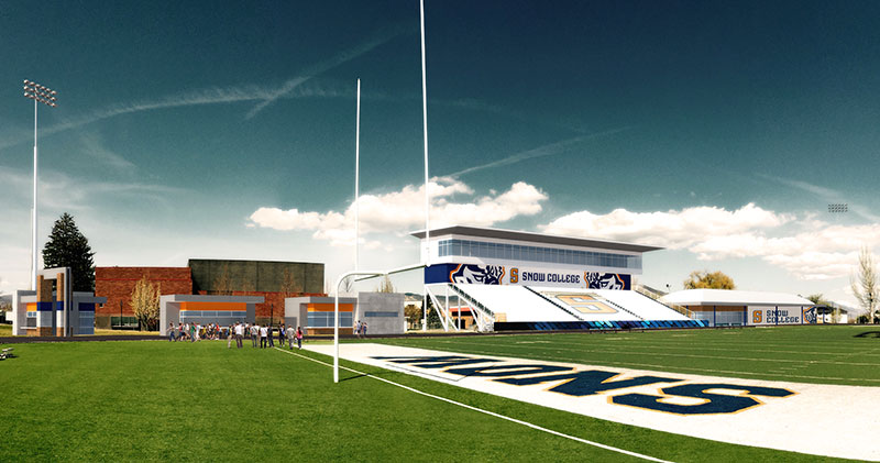 Football Stadium Rendering