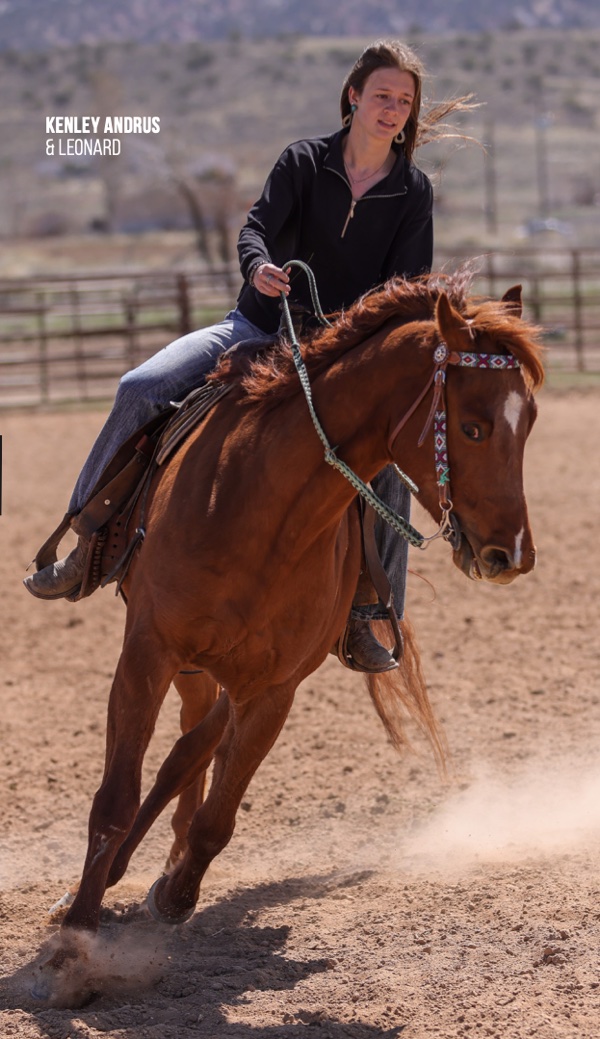 Snow College Rodeo Athlete Kenley Andrus and Leonard