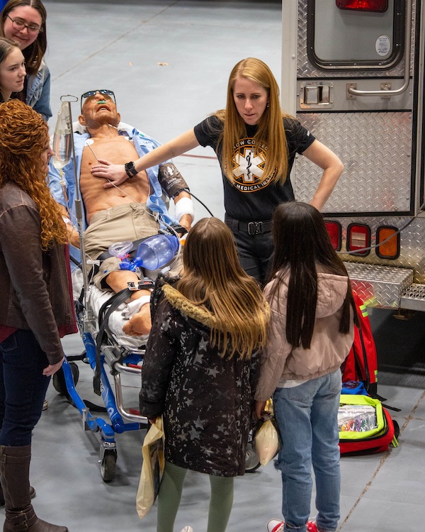 Emergency medical info is shared with attendees of the Spring Expo