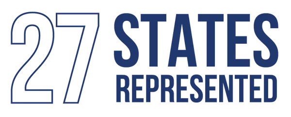27 States Represented